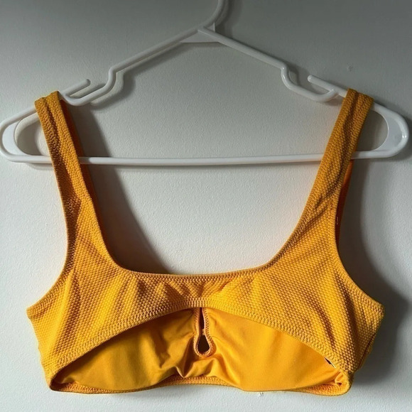 Aerie  Yellow Bikini Top - Picture 3 of 4